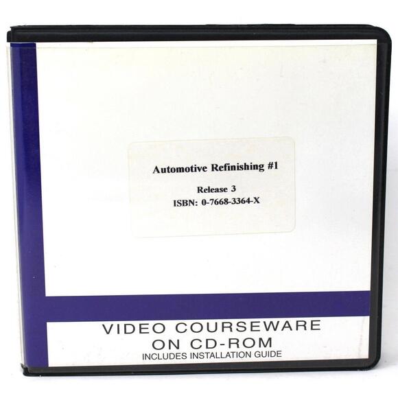 Automotive Refinishing Video Series # 1 CD-ROM Release 3 Delmar Learning